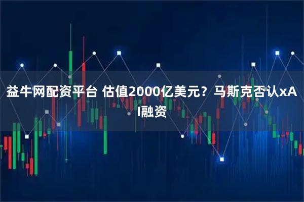 益牛网配资平台 估值2000亿美元?马斯克否认xAI融资